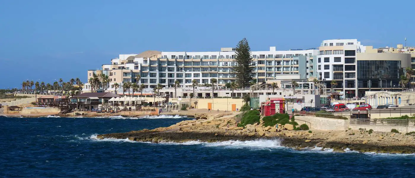 Hotel in St. Paul´s Bay - Buggiba - direkt am Meer mit Sandstrand