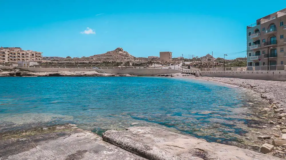 Qbajjar Bay im Norden von Gozo