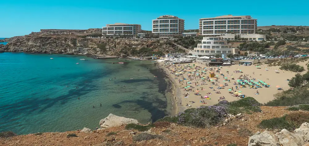 Golden Bay auf Malta